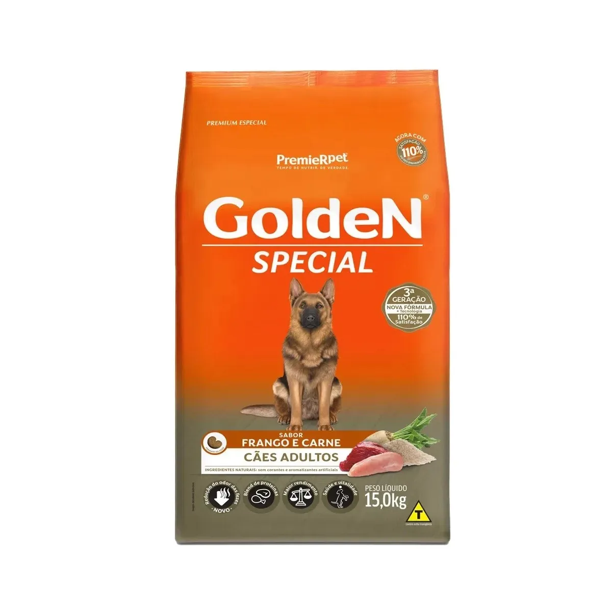 Ração pra Cães Adultos Golden 15kg