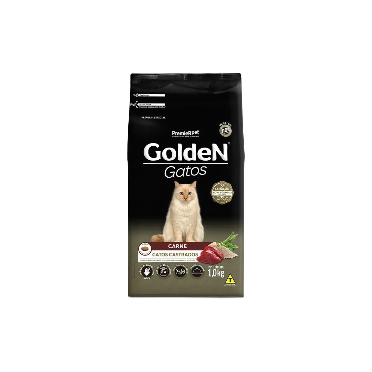 Ração pra Gatos Adultos Golden 10.1kg