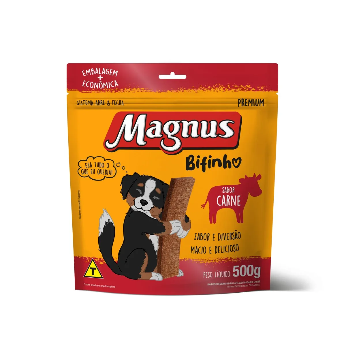 Bifinho Magnus Sabor Carne 500g