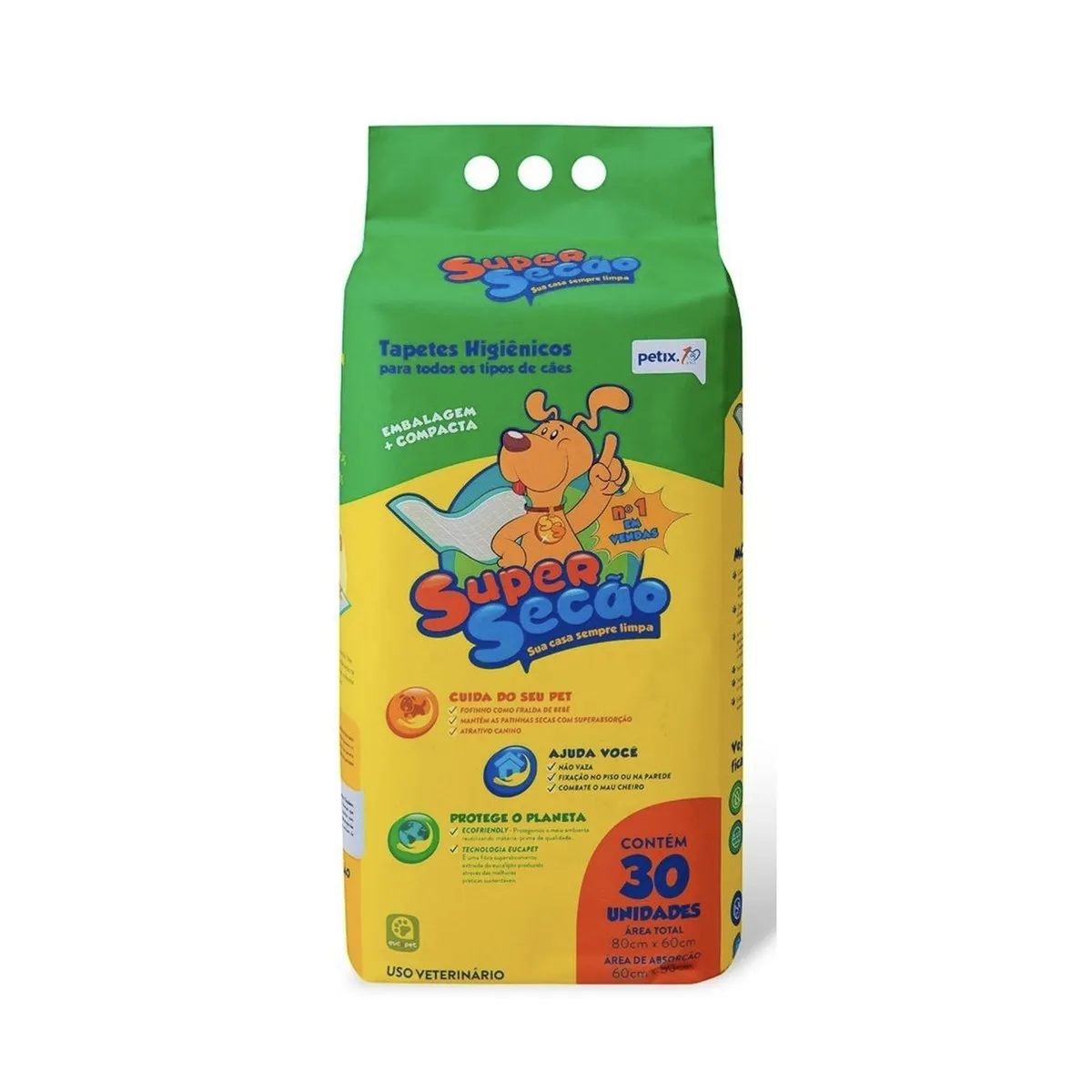 Tapete Higiênico Super Secão - 30 Unidades 30un